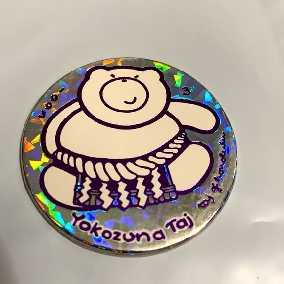 55 Vintage pogs Taj of Honolulu Sumo Koko Jelli Chan Alfleko Yokozuna Hawaii cap - Picture 7 of 10